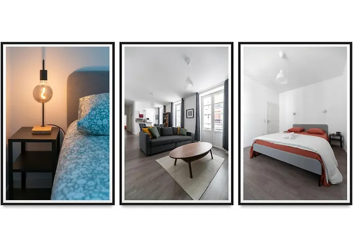 Le Brit - Grand Appartement Design, 3 Chambres, Centre Ville